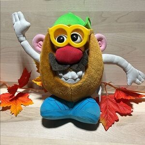 MR. POTATO HEAD Stuffed PLUSH FIGURE - with GLASSES by Nanco 1999